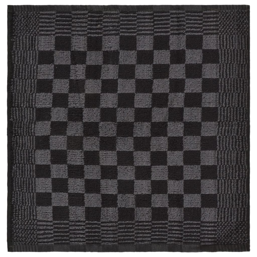 10-delige Keukendoekenset katoen zwart en grijs is nu te koop bij PeponiXL, paradijselijk wonen!