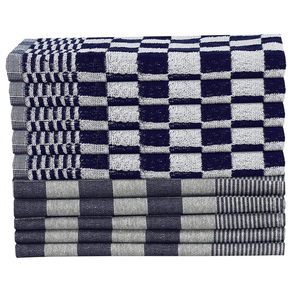 20-delige Keukendoekenset katoen blauw en wit is nu te koop bij PeponiXL, paradijselijk wonen!