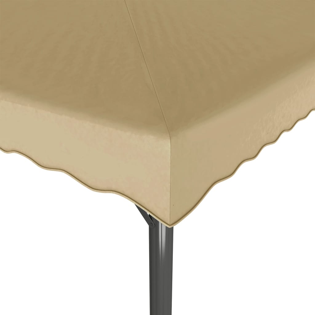 Prieel 3x3 m aluminium en staal taupe is nu te koop bij PeponiXL, paradijselijk wonen!