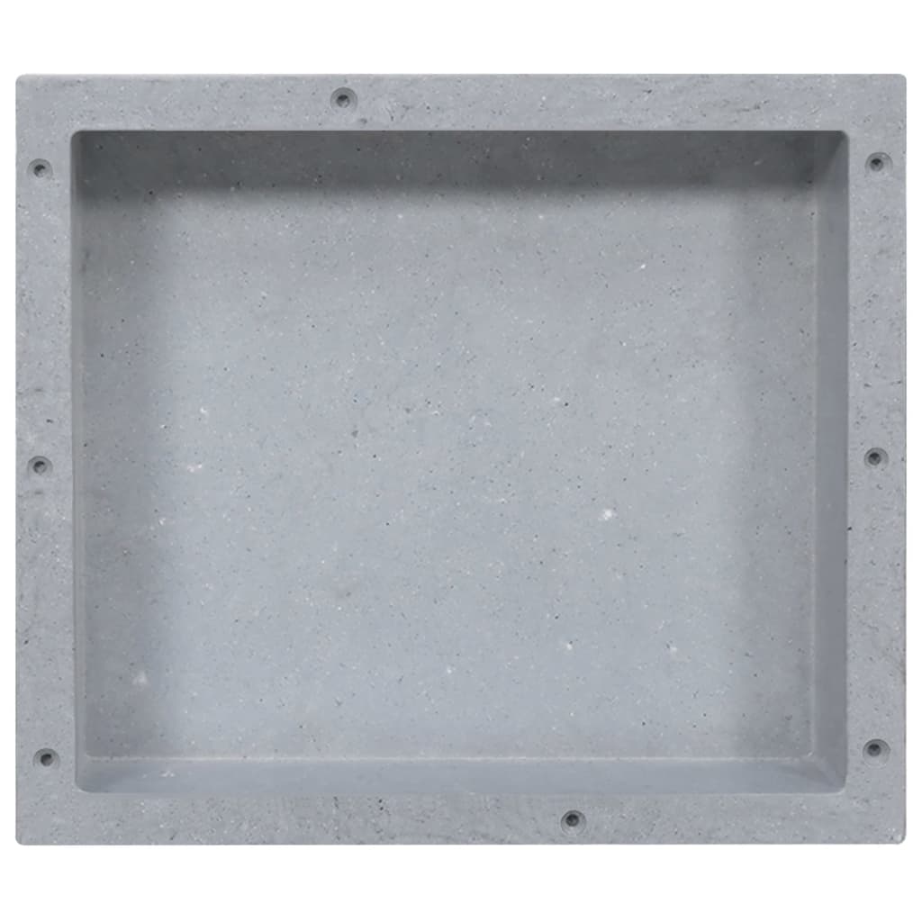 Douchenis 41x36x10 cm matgrijs is nu te koop bij PeponiXL, paradijselijk wonen!