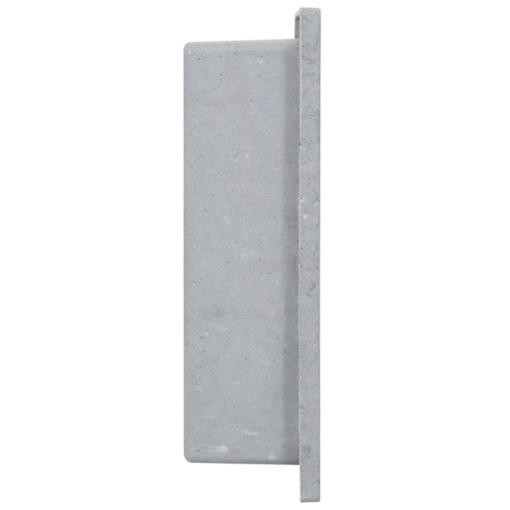 Douchenis 41x36x10 cm matgrijs is nu te koop bij PeponiXL, paradijselijk wonen!