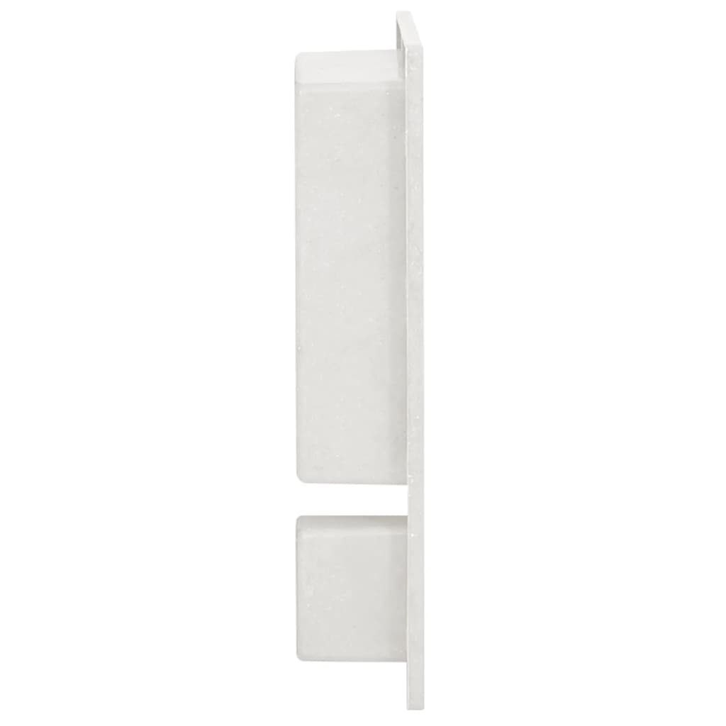 Douchenis met 2 vakken 41x51x10 cm matwit is nu te koop bij PeponiXL, paradijselijk wonen!
