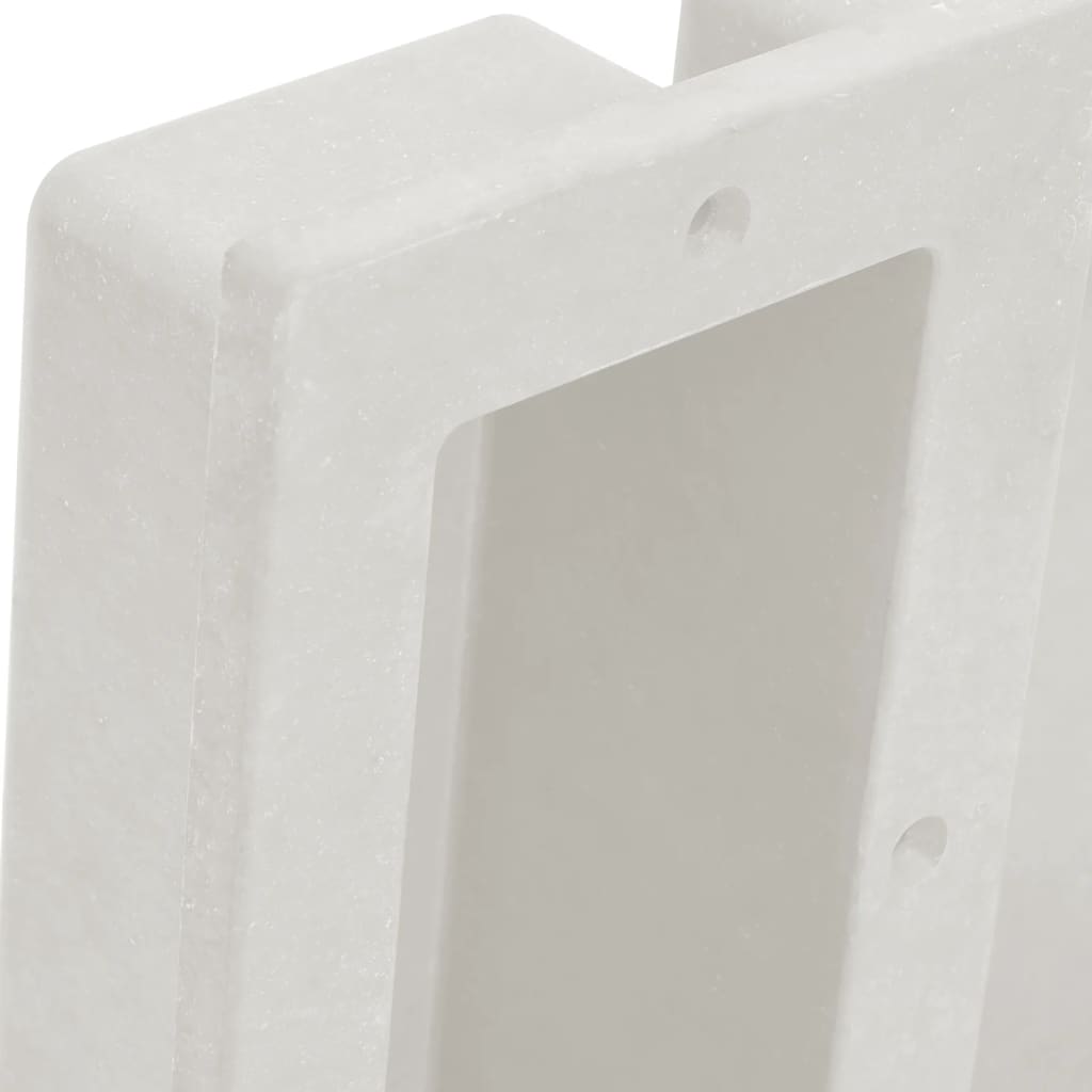 Douchenis met 2 vakken 41x51x10 cm matwit is nu te koop bij PeponiXL, paradijselijk wonen!
