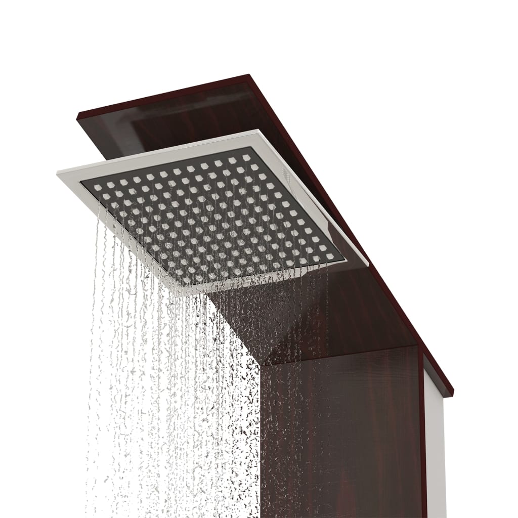 Douchepaneelsysteem glas bruin is nu te koop bij PeponiXL, paradijselijk wonen!