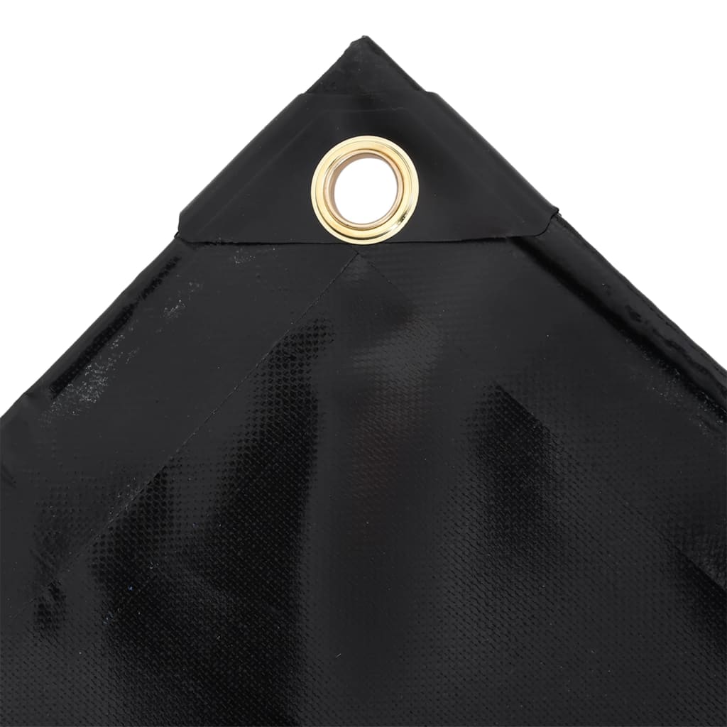 Dekzeil 650 g/m² 3x3 m zwart is nu te koop bij PeponiXL, paradijselijk wonen!