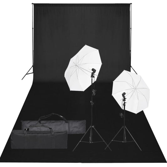 Fotostudioset met verlichtingsset en achtergrond is nu te koop bij PeponiXL, paradijselijk wonen!