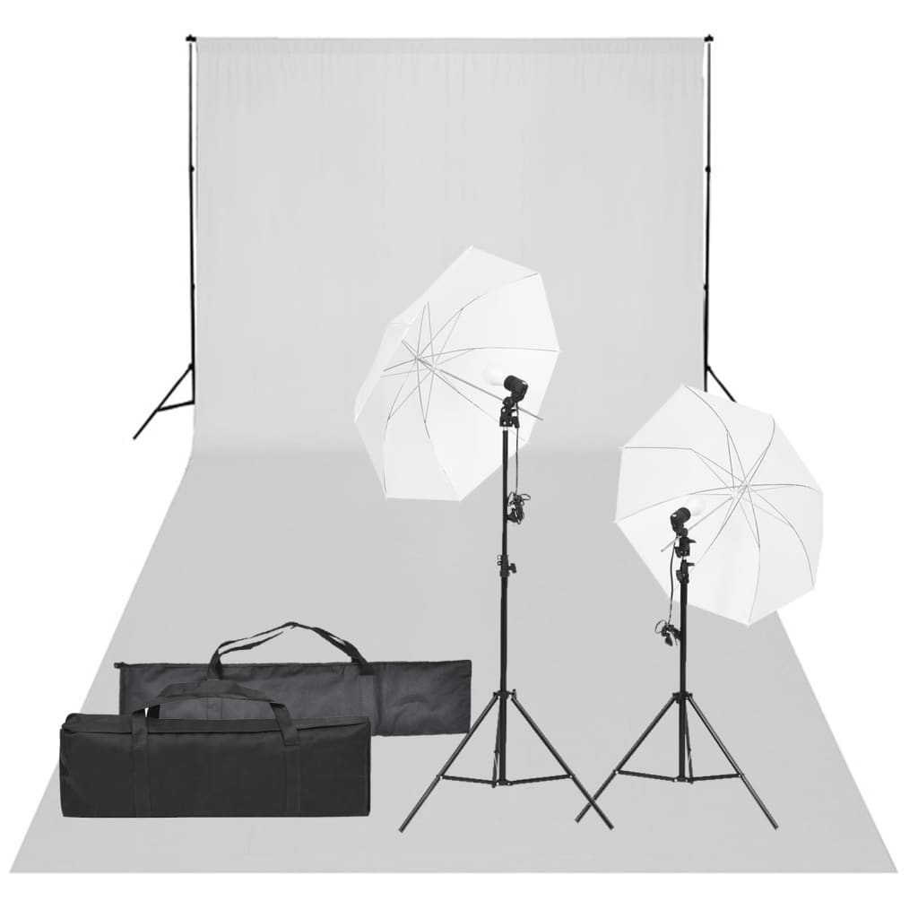 Fotostudioset met verlichtingsset en achtergrond is nu te koop bij PeponiXL, paradijselijk wonen!