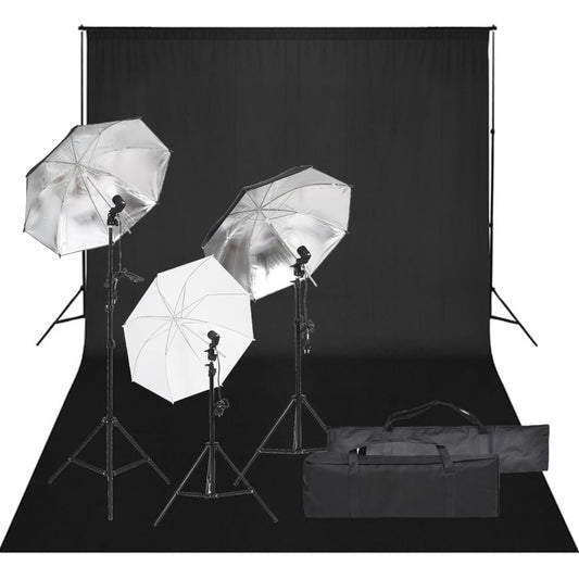 Fotostudioset met verlichtingsset en achtergrond is nu te koop bij PeponiXL, paradijselijk wonen!
