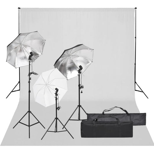 Fotostudioset met verlichtingsset en achtergrond is nu te koop bij PeponiXL, paradijselijk wonen!