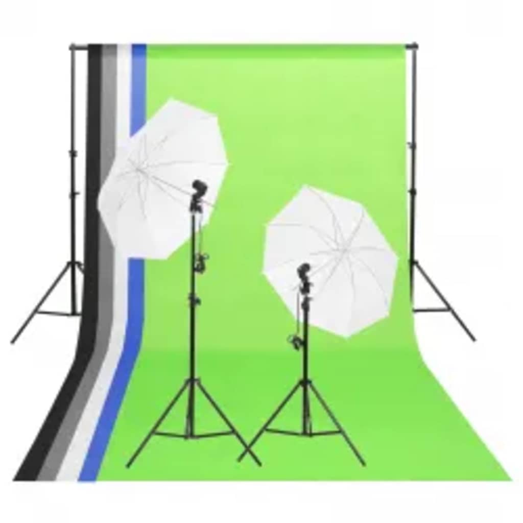 Fotostudioset met verlichtingsset, achtergrond en reflector is nu te koop bij PeponiXL, paradijselijk wonen!