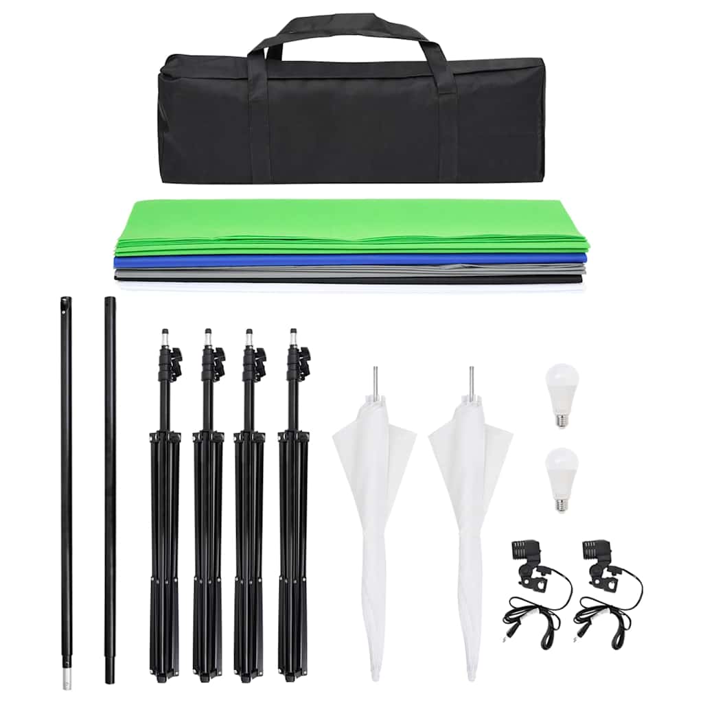 Fotostudioset met verlichtingsset, achtergrond en reflector is nu te koop bij PeponiXL, paradijselijk wonen!