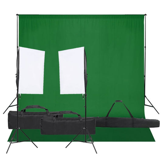 Fotostudioset met verlichtingsset en achtergrond is nu te koop bij PeponiXL, paradijselijk wonen!