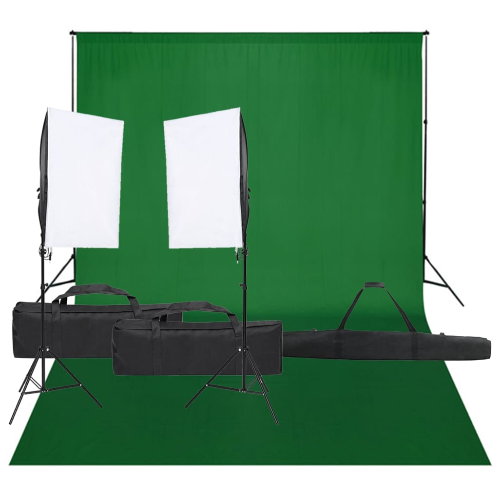 Fotostudioset met verlichtingsset en achtergrond is nu te koop bij PeponiXL, paradijselijk wonen!