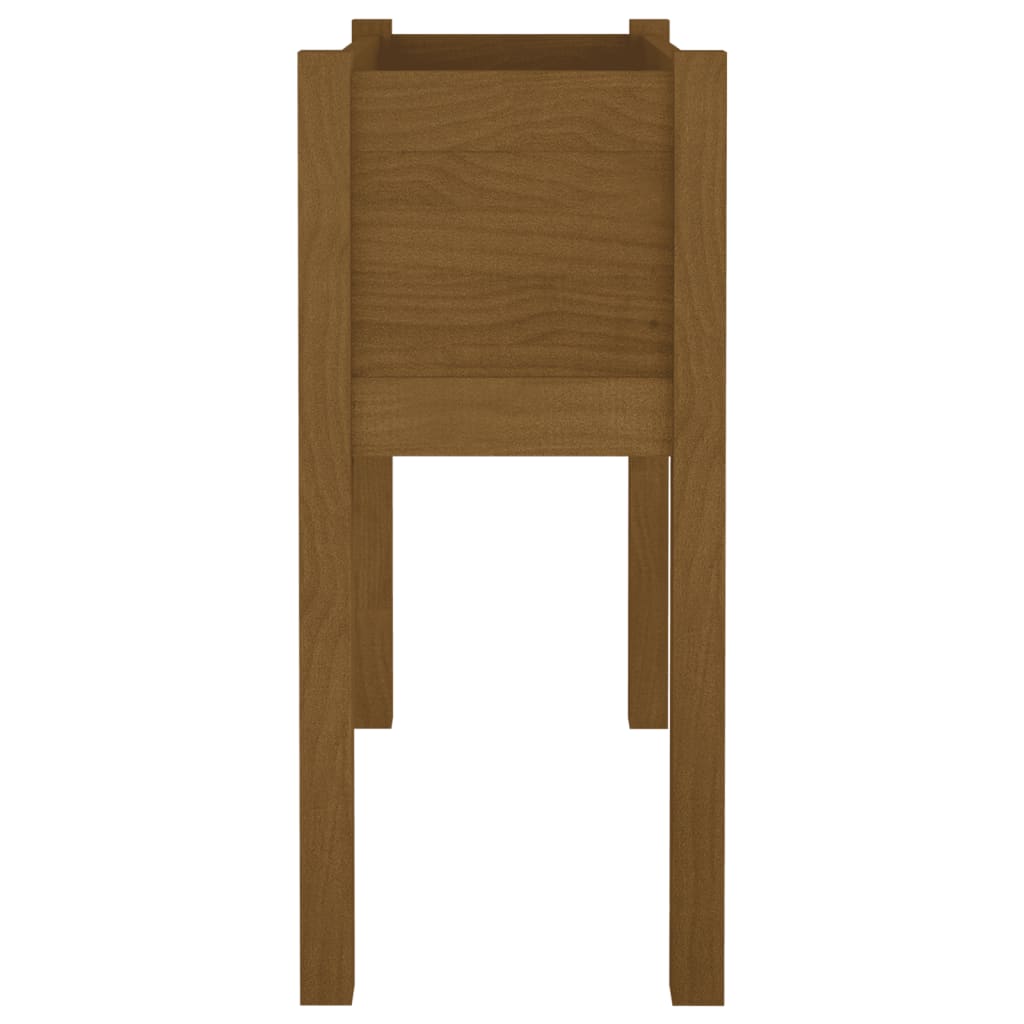 Plantenbak 70x31x70 cm massief grenenhout honingbruin is nu te koop bij PeponiXL, paradijselijk wonen!