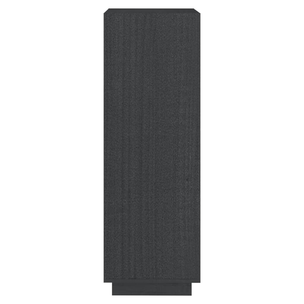 Boekenkast/kamerscherm 40x35x103 cm massief grenenhout grijs is nu te koop bij PeponiXL, paradijselijk wonen!