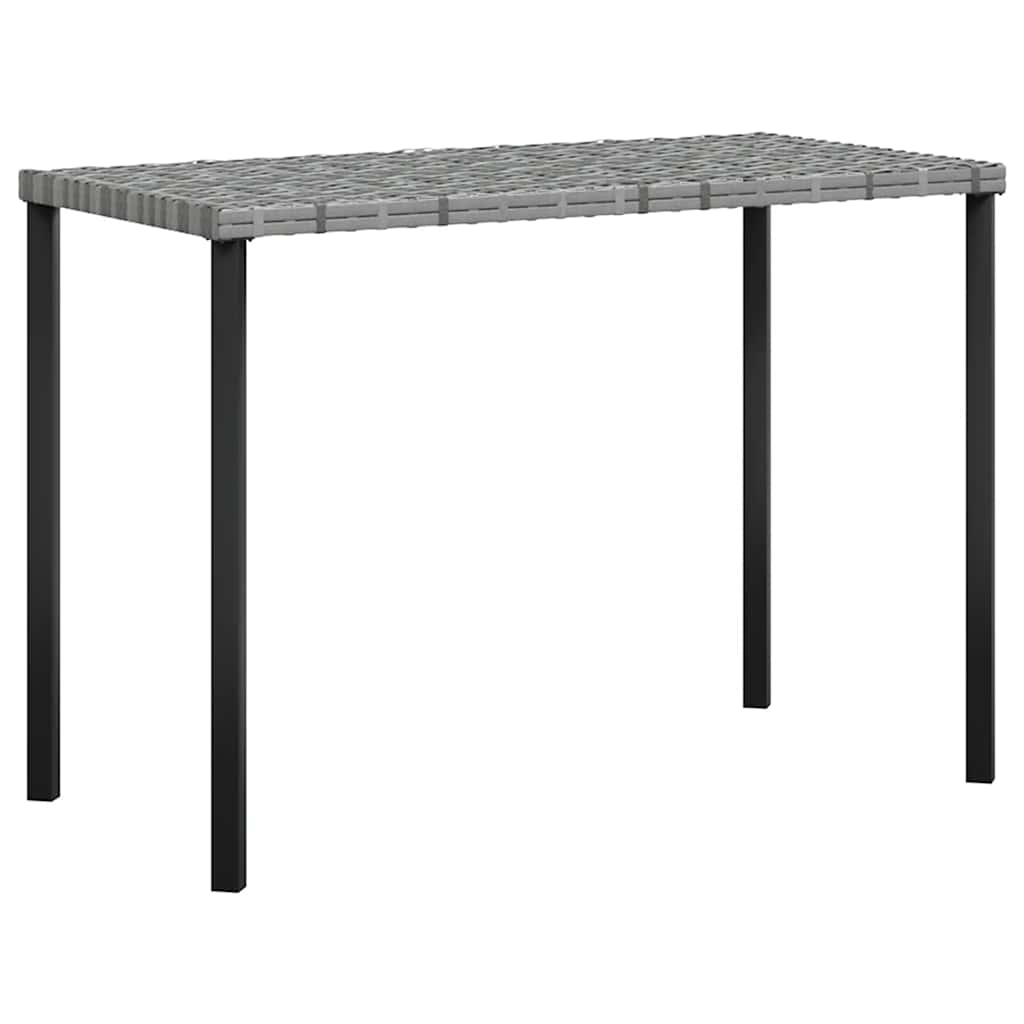 5-delige Loungeset met kussens L-vormig poly rattan grijs is nu te koop bij PeponiXL, paradijselijk wonen!