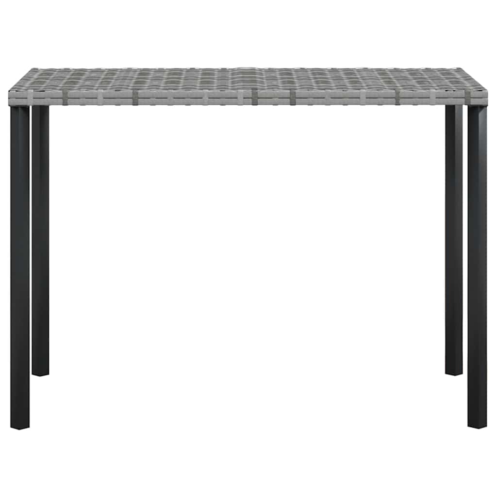 5-delige Loungeset met kussens L-vormig poly rattan grijs is nu te koop bij PeponiXL, paradijselijk wonen!