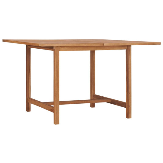 Tuintafel 110x110x75 cm massief teakhout is nu te koop bij PeponiXL, paradijselijk wonen!