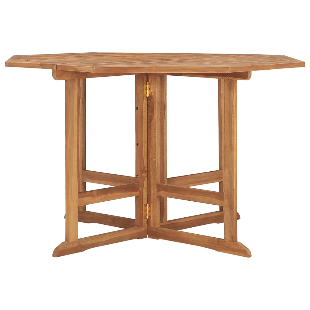 Tuintafel inklapbaar 110x110x75 cm massief teakhout is nu te koop bij PeponiXL, paradijselijk wonen!