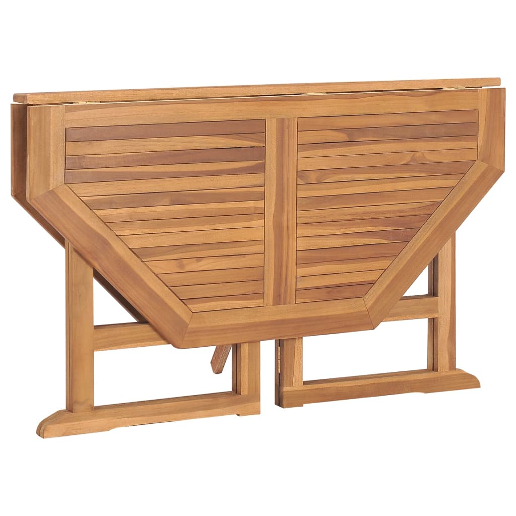 Tuintafel inklapbaar 110x110x75 cm massief teakhout is nu te koop bij PeponiXL, paradijselijk wonen!