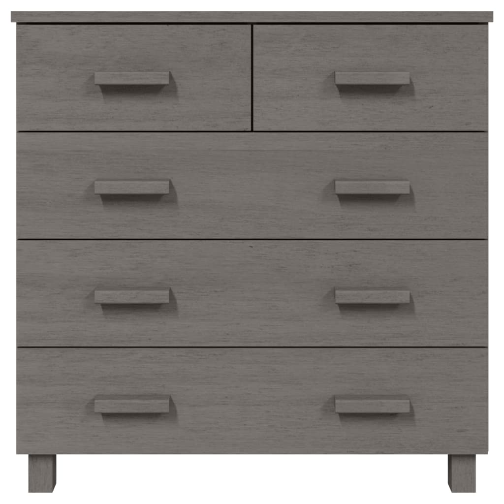 Dressoir HAMAR 79x40x80 cm massief grenenhout lichtgrijs is nu te koop bij PeponiXL, paradijselijk wonen!