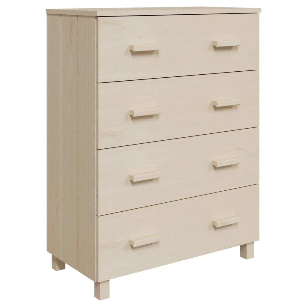Dressoir HAMAR 79x40x103,5 cm massief grenenhout honingbruin is nu te koop bij PeponiXL, paradijselijk wonen!