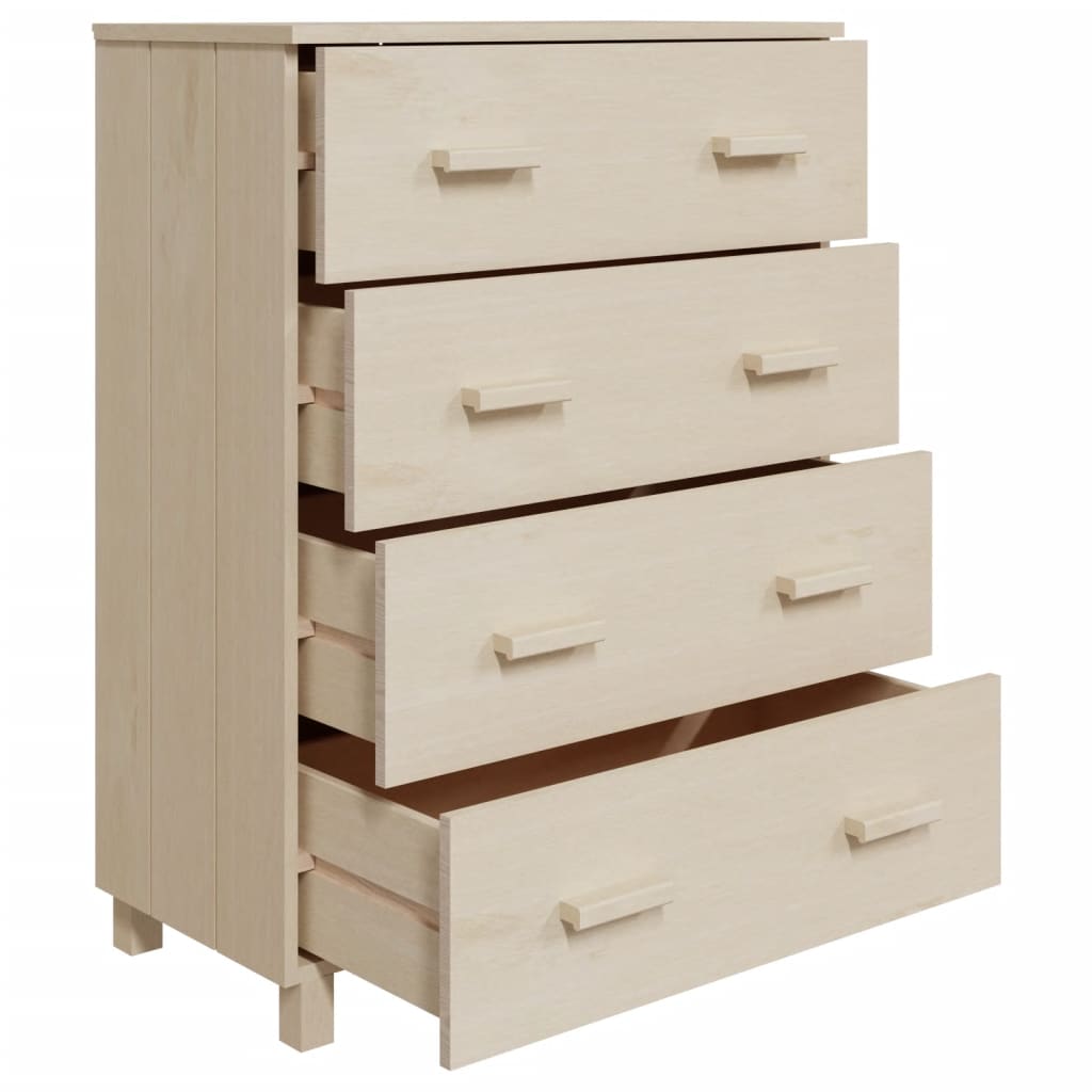 Dressoir HAMAR 79x40x103,5 cm massief grenenhout honingbruin is nu te koop bij PeponiXL, paradijselijk wonen!