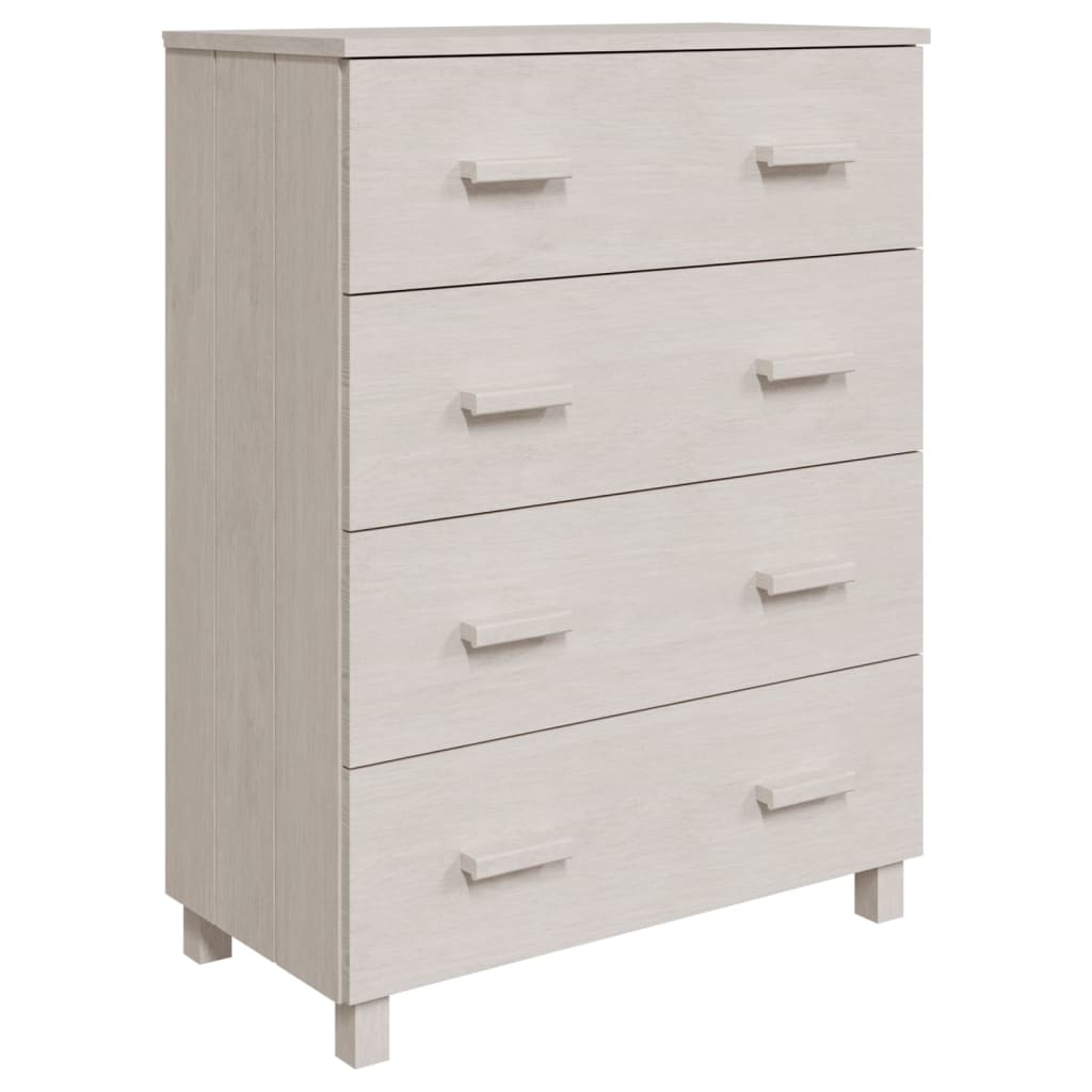 Dressoir HAMAR 79x40x103,5 cm massief grenenhout wit is nu te koop bij PeponiXL, paradijselijk wonen!