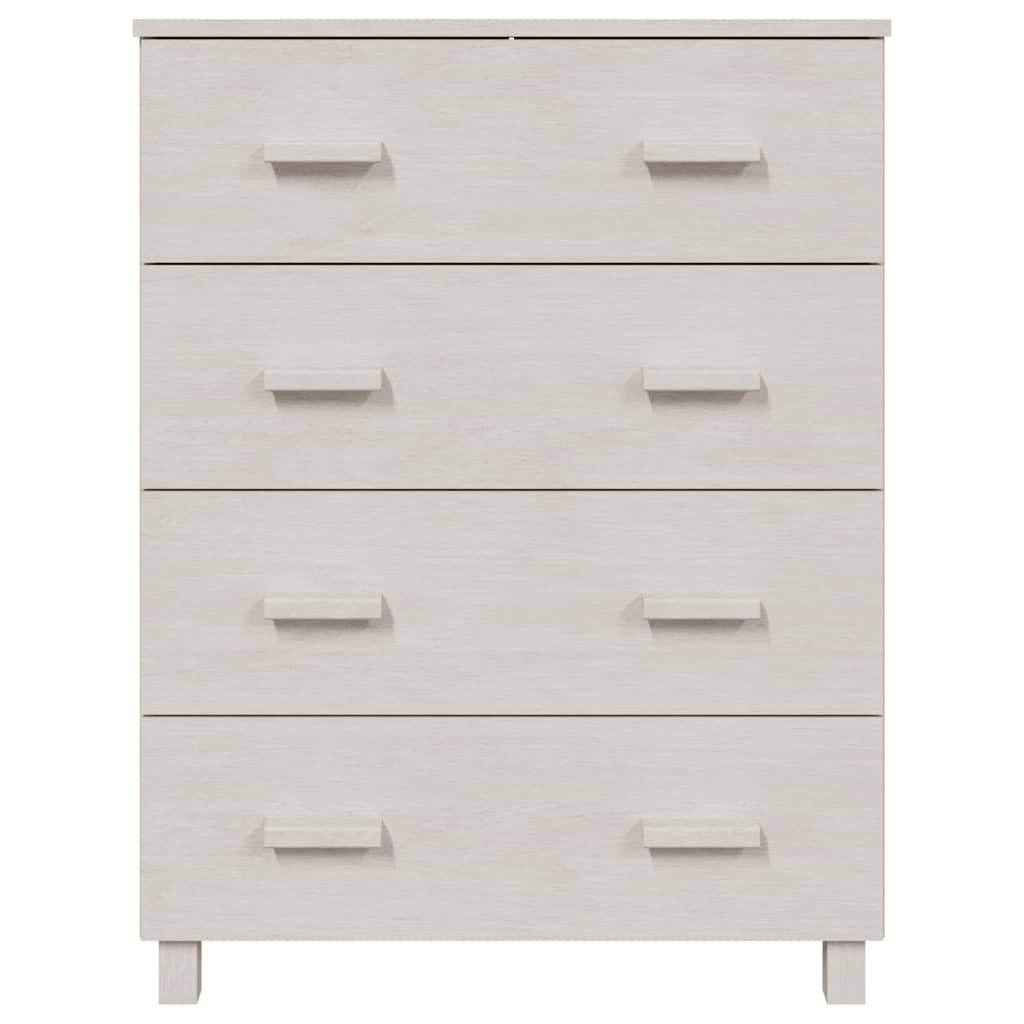 Dressoir HAMAR 79x40x103,5 cm massief grenenhout wit is nu te koop bij PeponiXL, paradijselijk wonen!