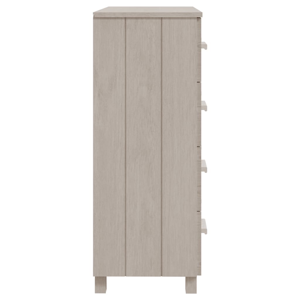 Dressoir HAMAR 79x40x103,5 cm massief grenenhout wit is nu te koop bij PeponiXL, paradijselijk wonen!
