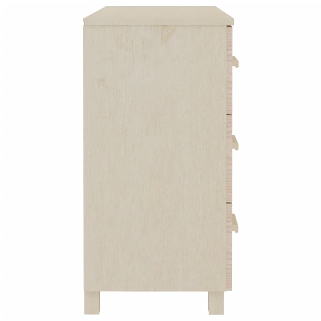 Dressoir HAMAR 90x40x80 cm massief grenenhout honingbruin is nu te koop bij PeponiXL, paradijselijk wonen!