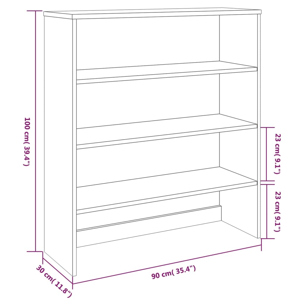 Opzetkast HAMAR 90x30x100 cm massief grenenhout donkergrijs is nu te koop bij PeponiXL, paradijselijk wonen!