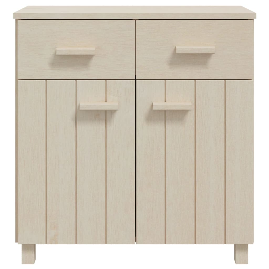 Dressoir HAMAR 79x40x80 cm massief grenenhout honingbruin is nu te koop bij PeponiXL, paradijselijk wonen!