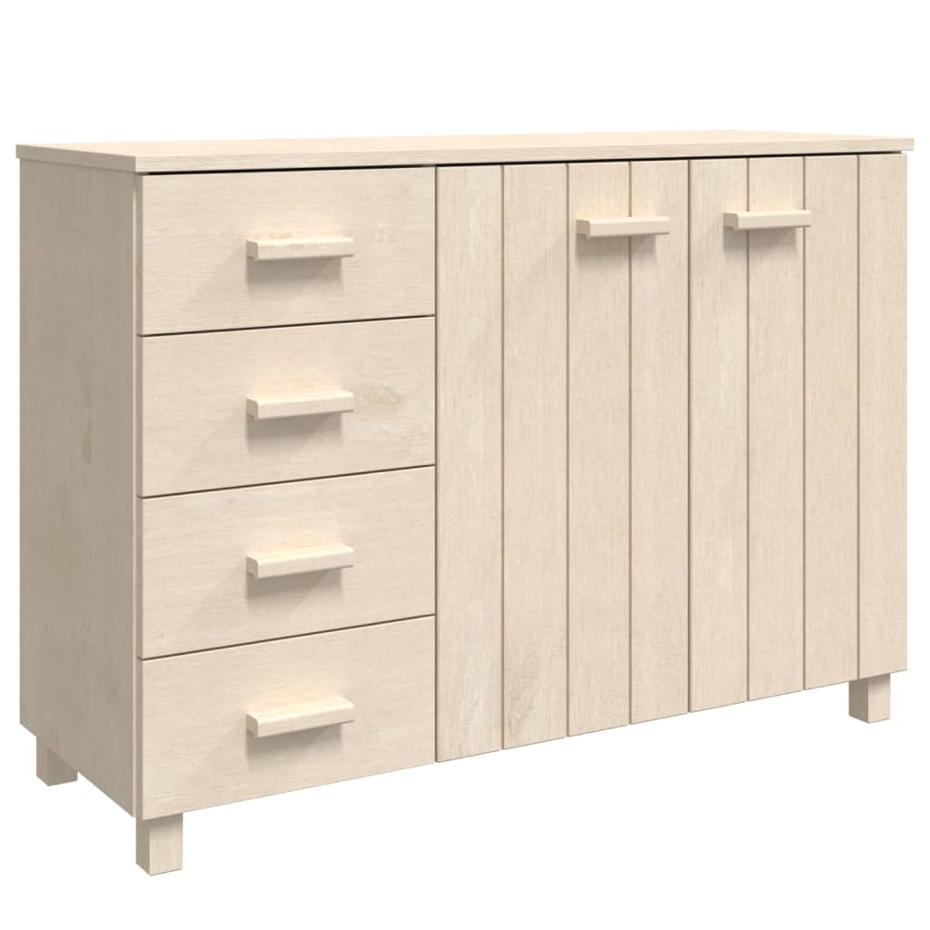 Dressoir HAMAR 113x40x80 cm massief grenenhout honingbruin is nu te koop bij PeponiXL, paradijselijk wonen!