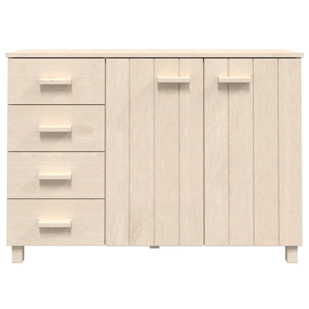Dressoir HAMAR 113x40x80 cm massief grenenhout honingbruin is nu te koop bij PeponiXL, paradijselijk wonen!