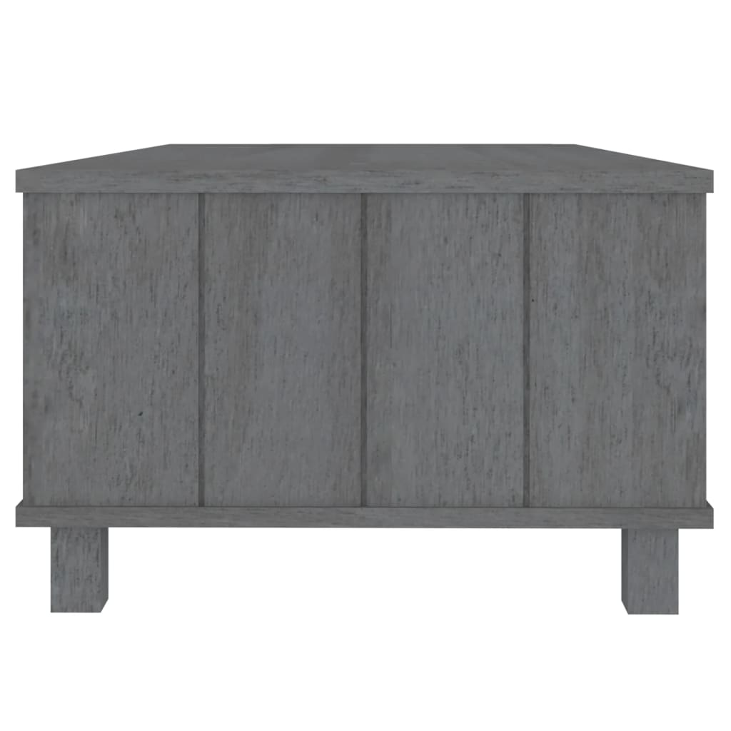 Salontafel HAMAR 100x55x35 cm massief grenenhout donkergrijs is nu te koop bij PeponiXL, paradijselijk wonen!