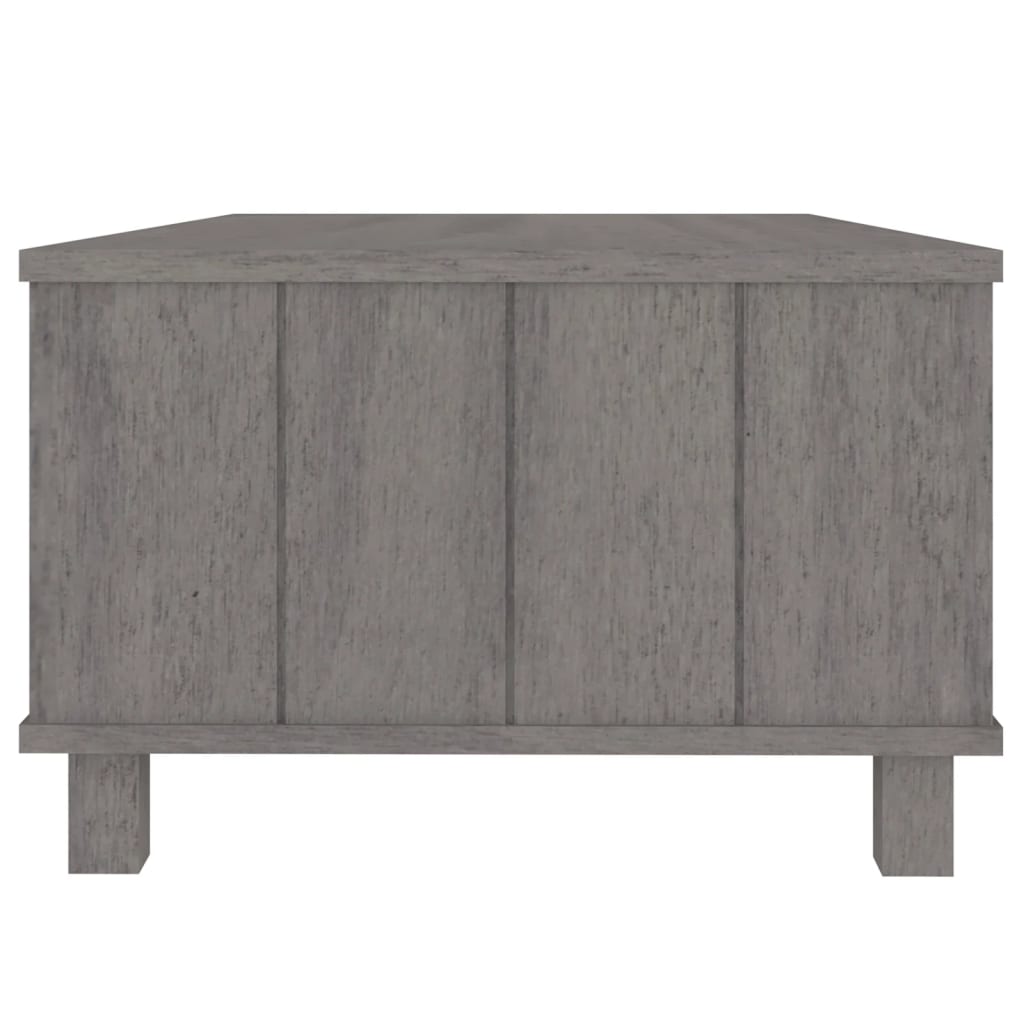 Salontafel HAMAR 100x55x35 cm massief grenenhout lichtgrijs is nu te koop bij PeponiXL, paradijselijk wonen!