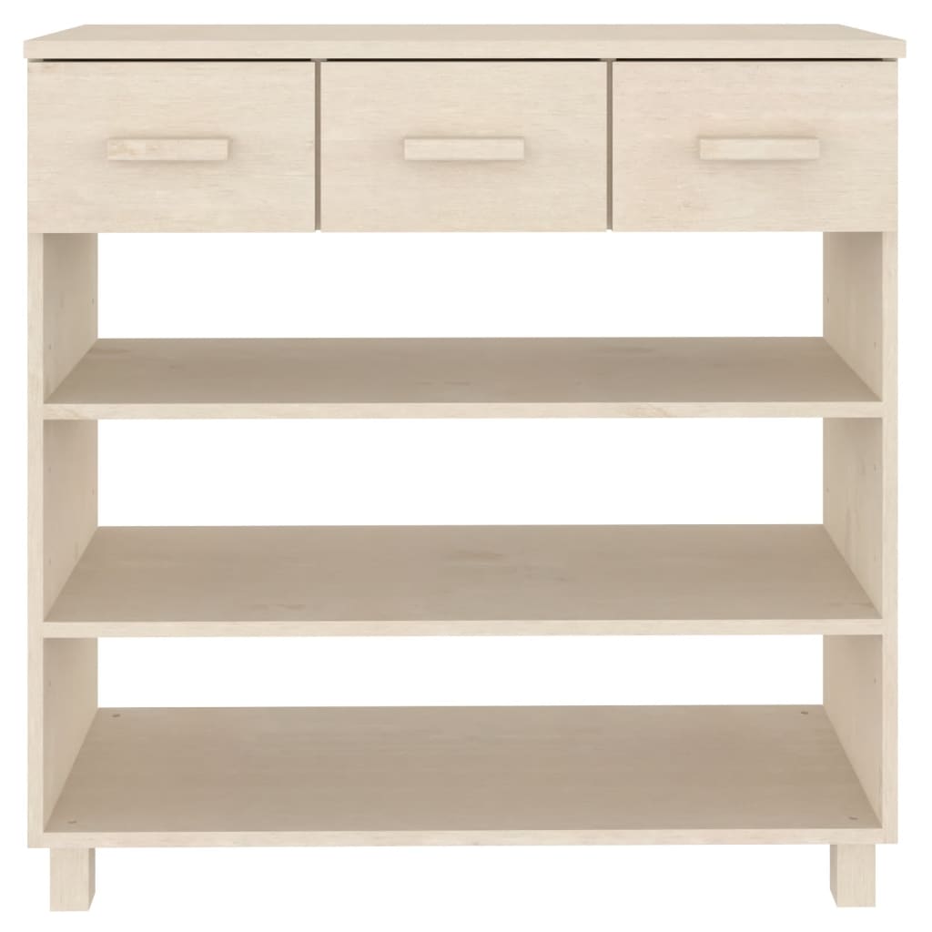 Wandtafel HAMAR 90x35x90 cm massief grenenhout honingbruin is nu te koop bij PeponiXL, paradijselijk wonen!