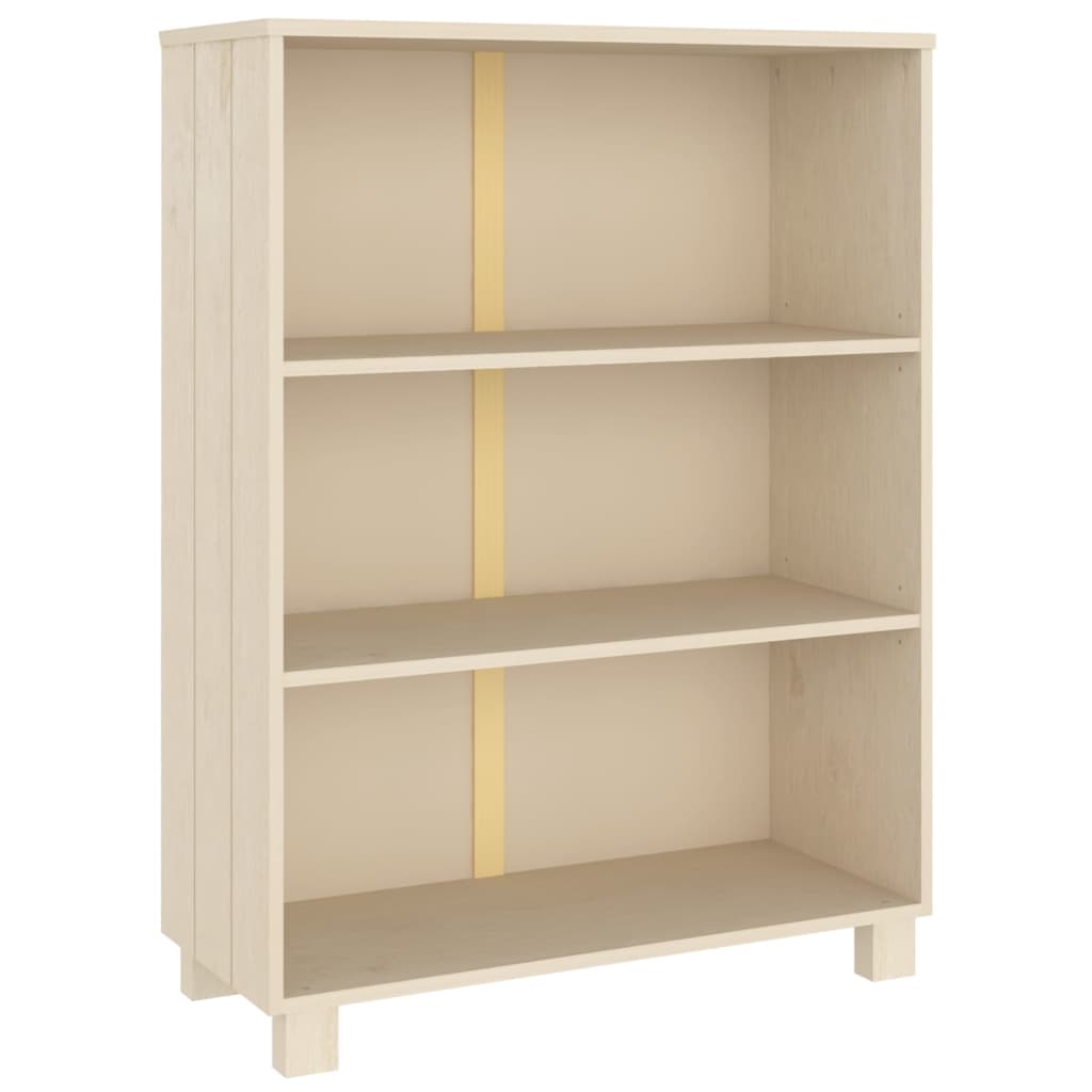 Boekenkast HAMAR 85x35x112 cm massief grenenhout honingbruin is nu te koop bij PeponiXL, paradijselijk wonen!