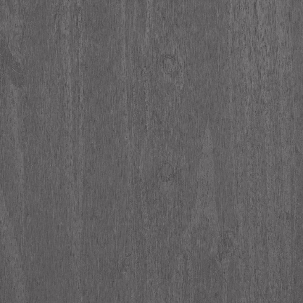 Boekenkast HAMAR 85x35x112 cm massief grenenhout lichtgrijs is nu te koop bij PeponiXL, paradijselijk wonen!