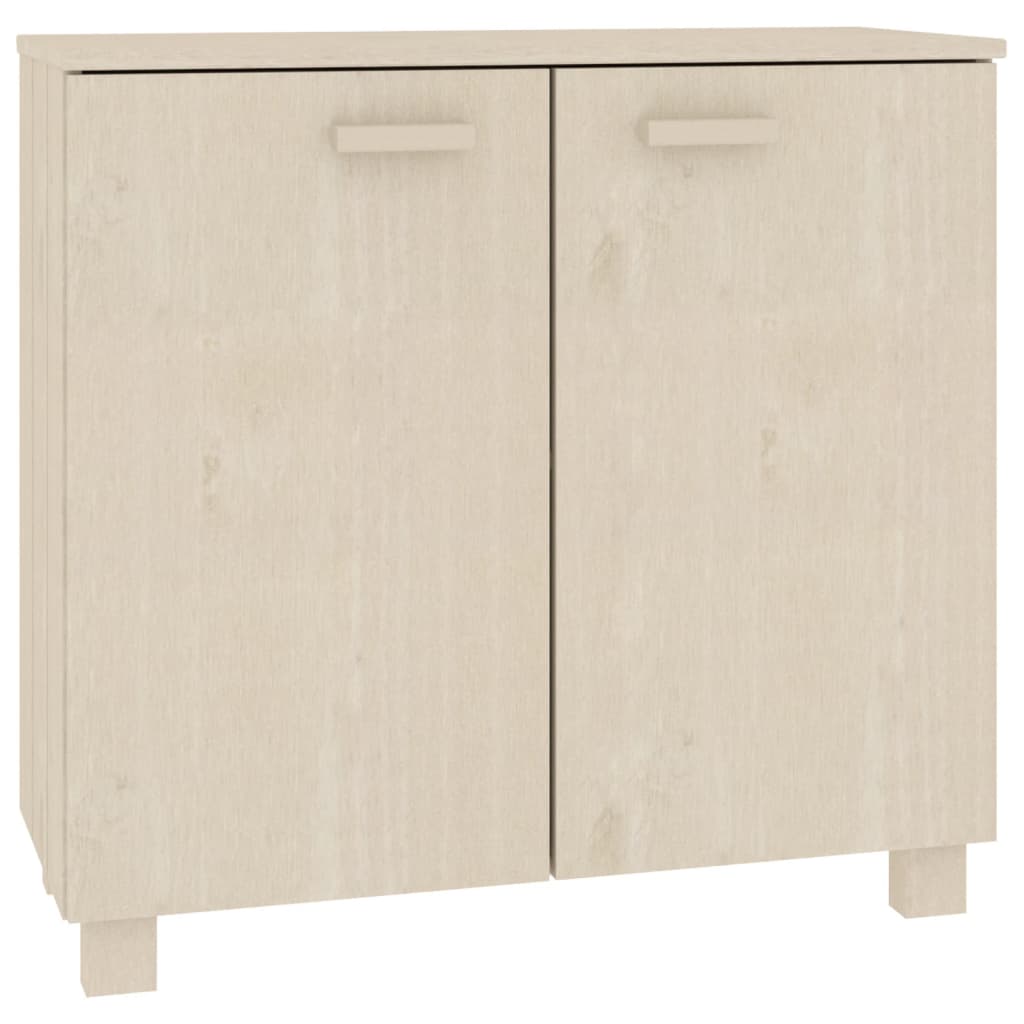 Dressoir HAMAR 85x35x80 cm massief grenenhout honingbruin is nu te koop bij PeponiXL, paradijselijk wonen!