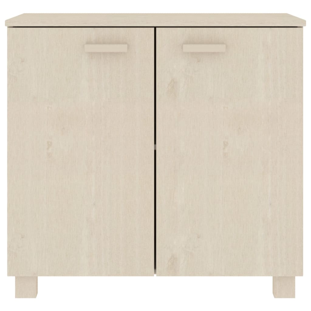 Dressoir HAMAR 85x35x80 cm massief grenenhout honingbruin is nu te koop bij PeponiXL, paradijselijk wonen!