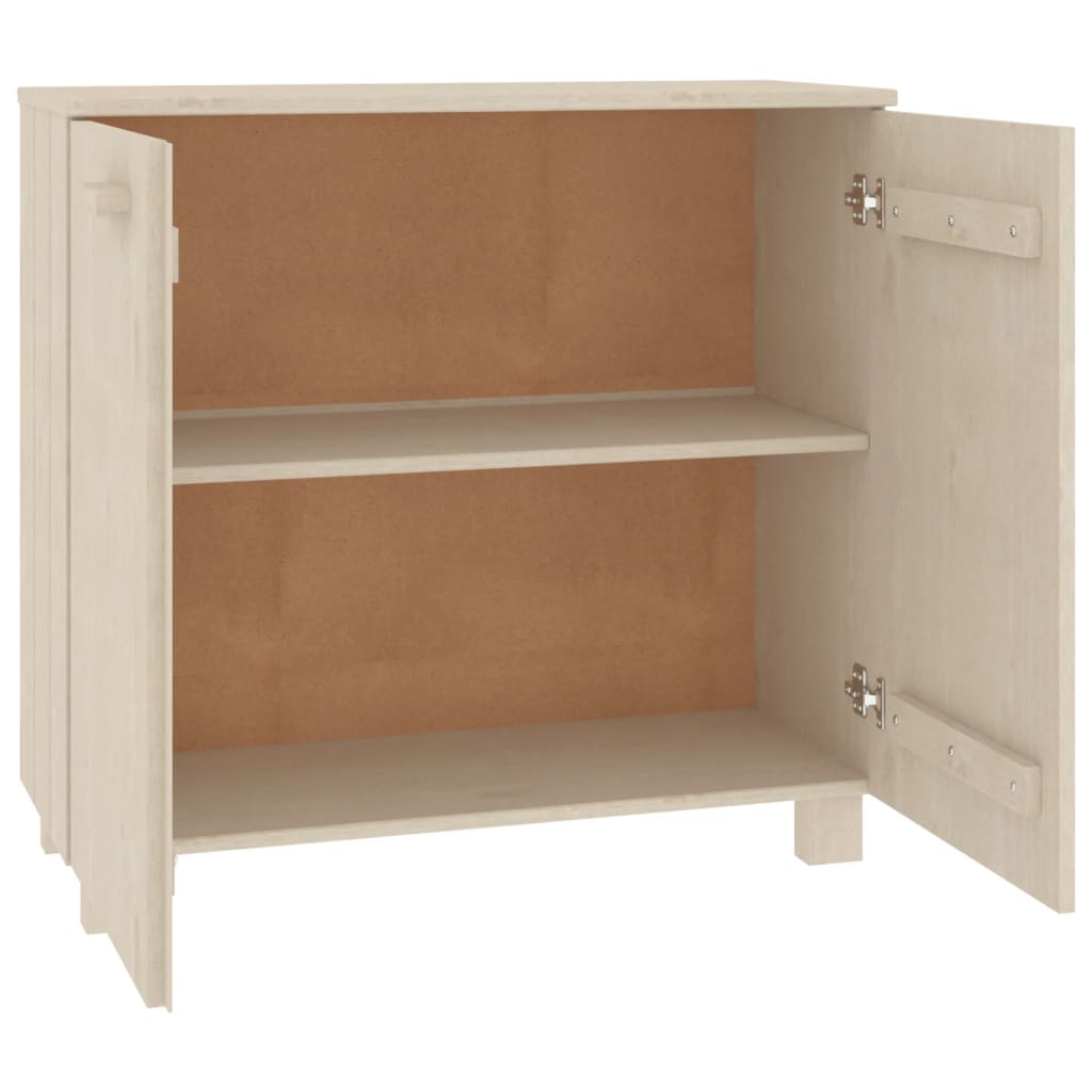 Dressoir HAMAR 85x35x80 cm massief grenenhout honingbruin is nu te koop bij PeponiXL, paradijselijk wonen!
