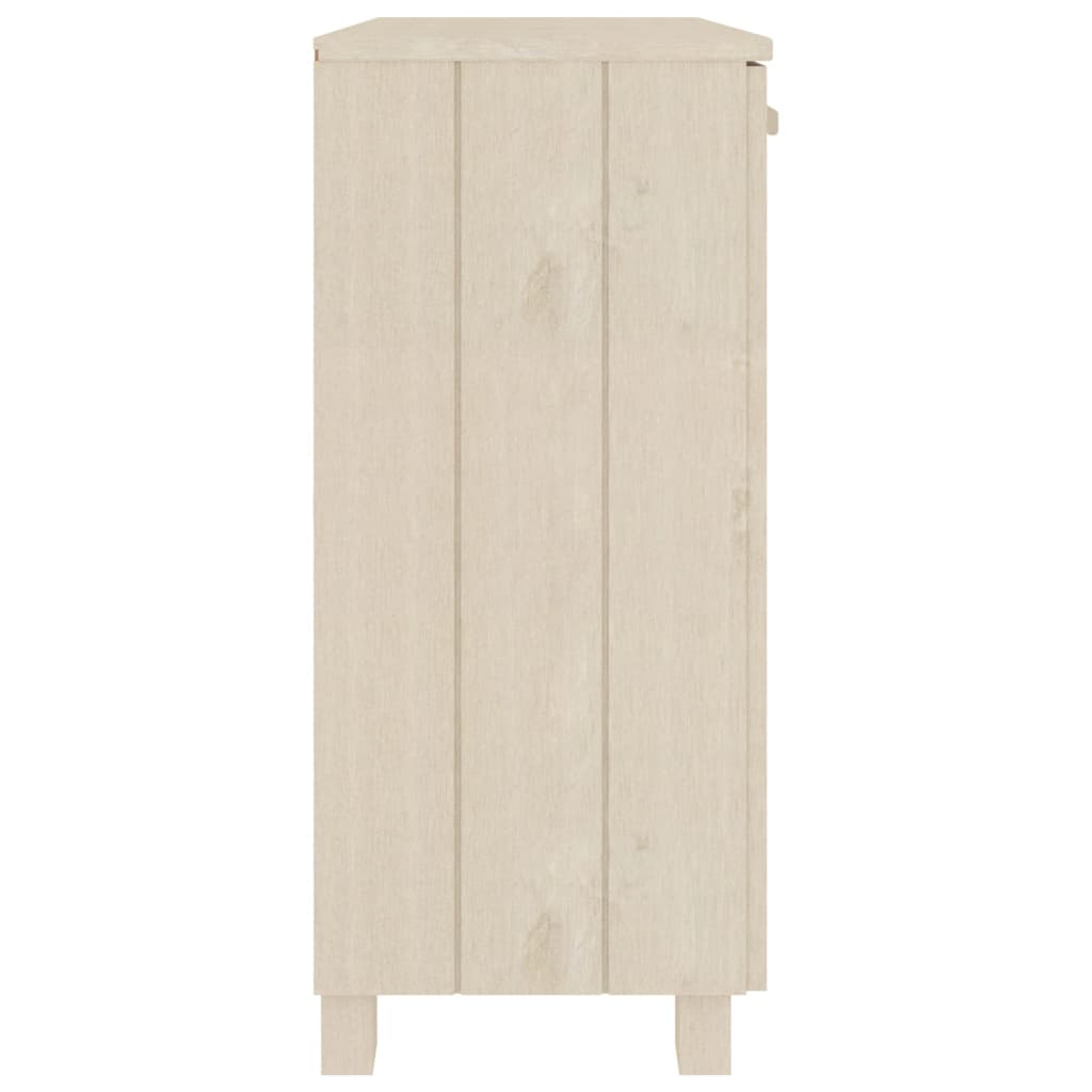 Dressoir HAMAR 85x35x80 cm massief grenenhout honingbruin is nu te koop bij PeponiXL, paradijselijk wonen!
