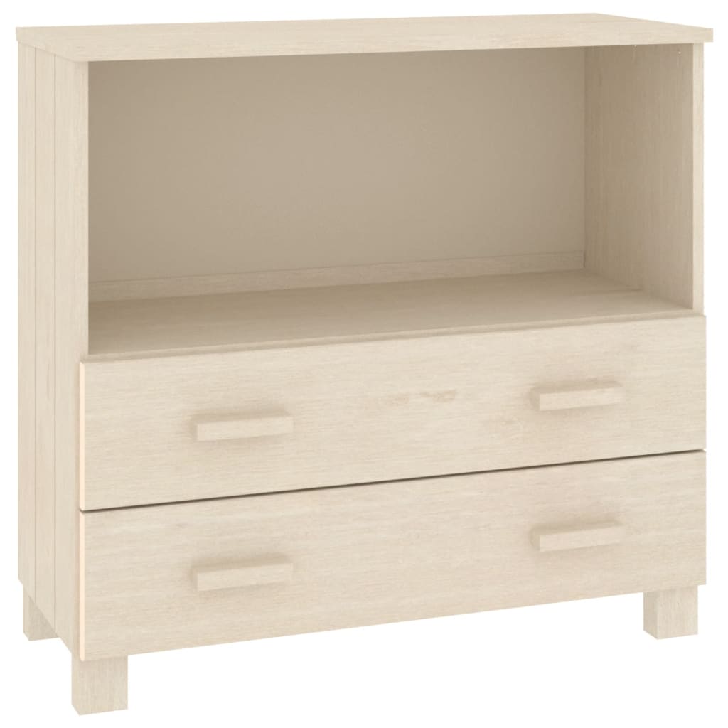 Dressoir HAMAR 85x35x80 cm massief grenenhout honingbruin is nu te koop bij PeponiXL, paradijselijk wonen!