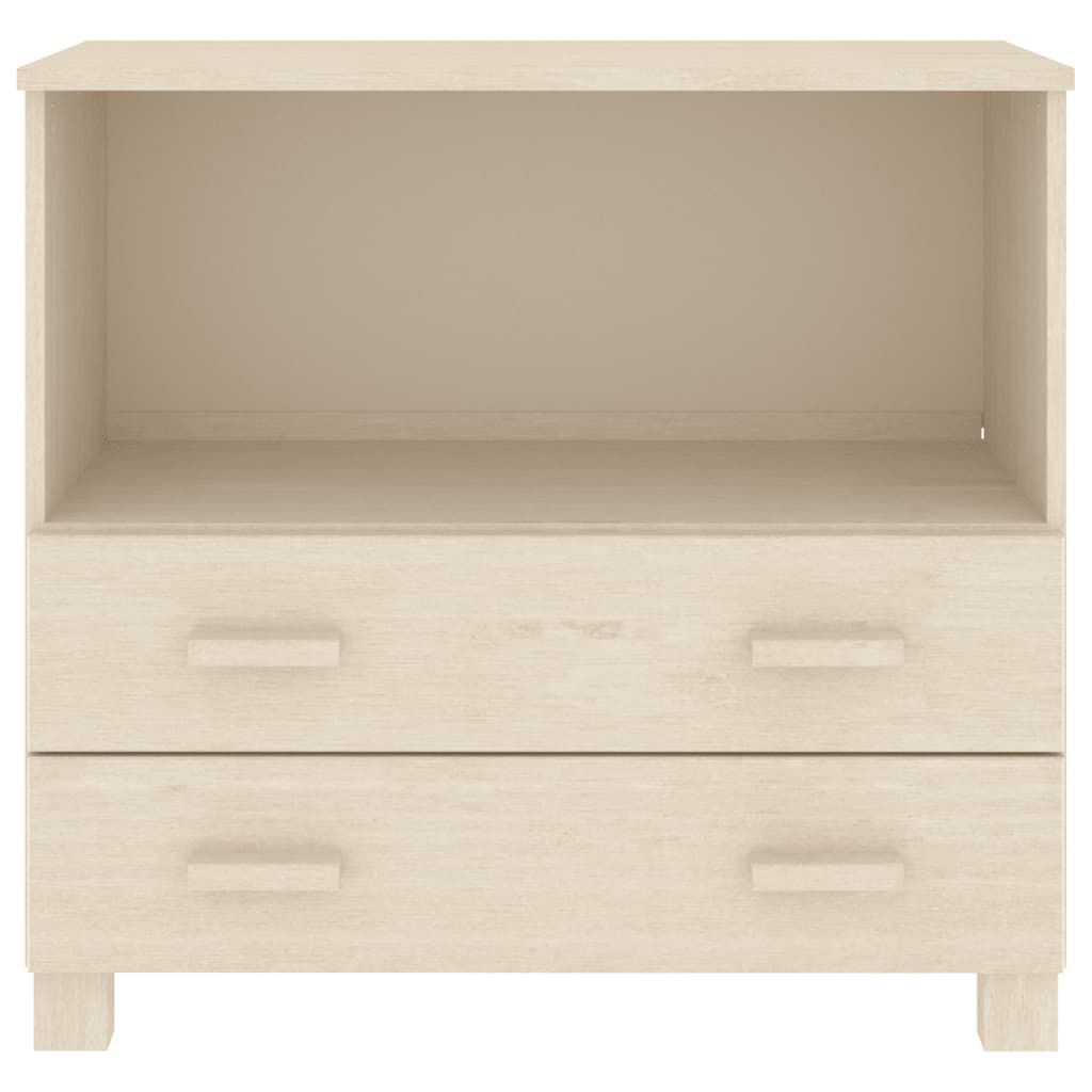 Dressoir HAMAR 85x35x80 cm massief grenenhout honingbruin is nu te koop bij PeponiXL, paradijselijk wonen!