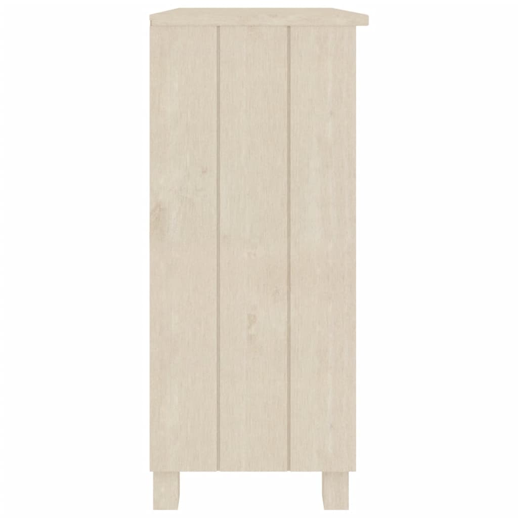 Dressoir HAMAR 85x35x80 cm massief grenenhout honingbruin is nu te koop bij PeponiXL, paradijselijk wonen!