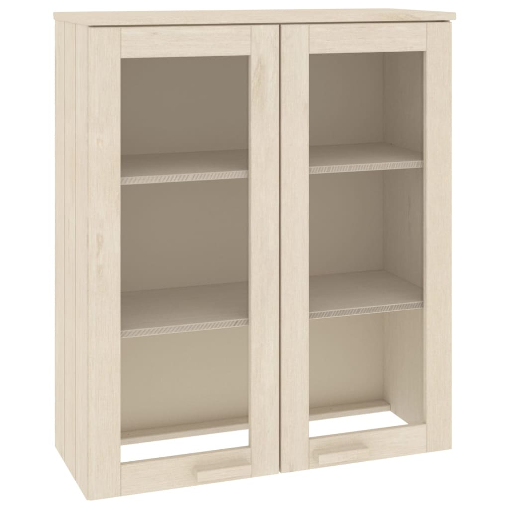 Opzetkast HAMAR 85x35x100 cm massief grenenhout honingbruin is nu te koop bij PeponiXL, paradijselijk wonen!