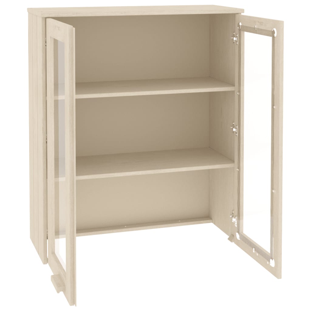 Opzetkast HAMAR 85x35x100 cm massief grenenhout honingbruin is nu te koop bij PeponiXL, paradijselijk wonen!