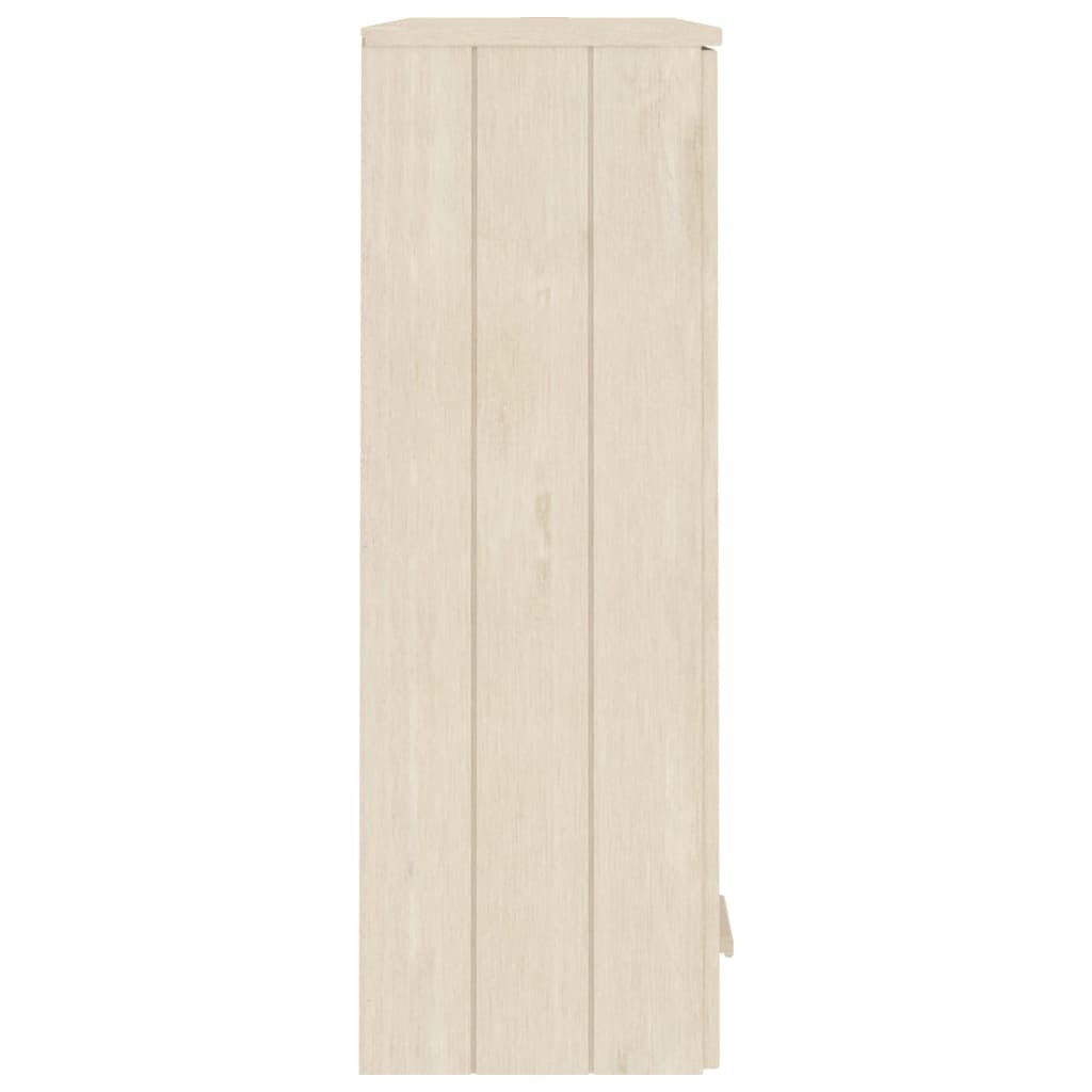 Opzetkast HAMAR 85x35x100 cm massief grenenhout honingbruin is nu te koop bij PeponiXL, paradijselijk wonen!